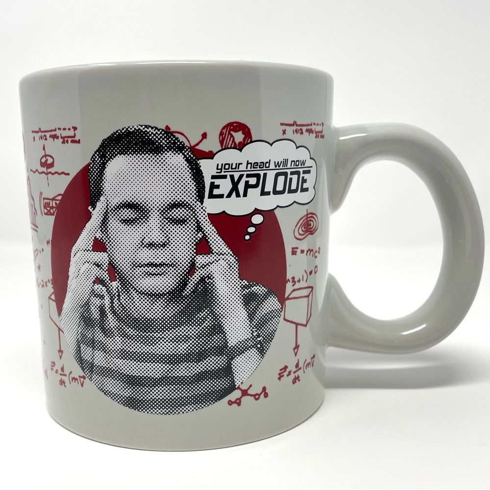 Big Bang Theory Sheldon Bazinga Atom Nuclear Power Explode Science Coffee Mug